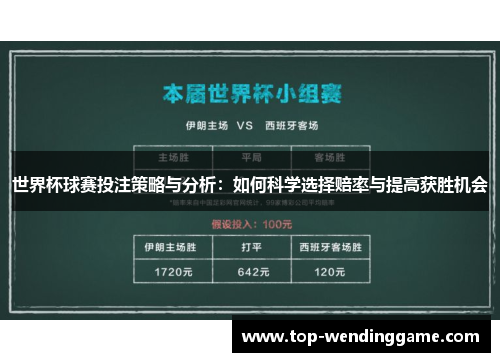 世界杯球赛投注策略与分析：如何科学选择赔率与提高获胜机会